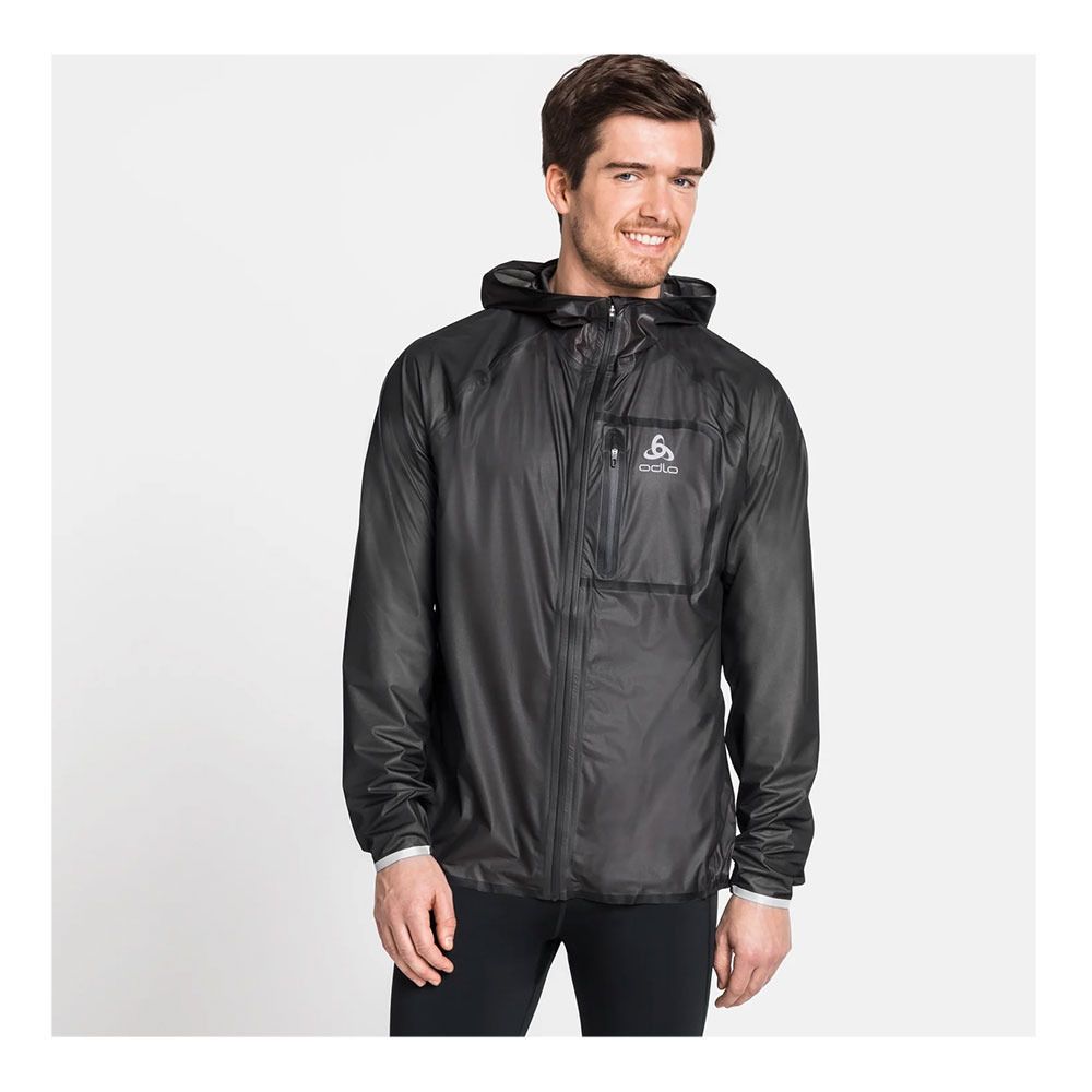 Odlo ZEROWEIGHT DUAL DRY WATERPROOF - Veste Homme black