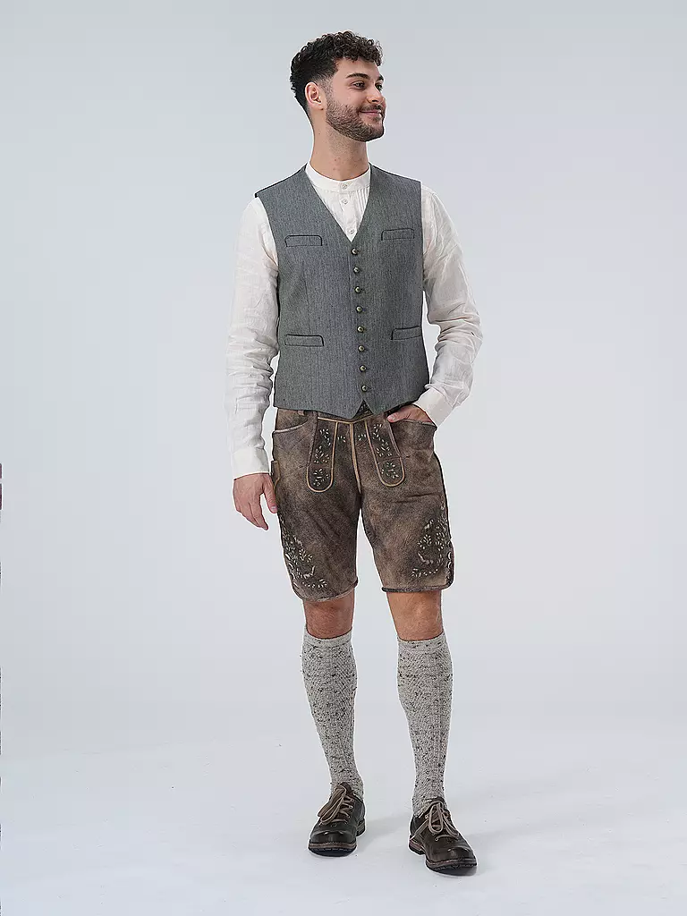 GOTTSEIDANK Trachtengilet ELIAS  grau