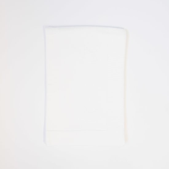 Petits chats Couverture en tricot   Blanc        de               La Manufacture de Layette
