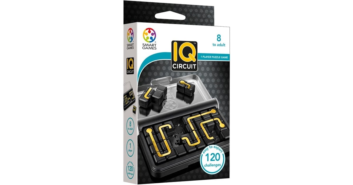 SmartGamesIQ Circuit Denkspel  (Nederlands, 1 speler, Vanaf 8 jaar, 120 opdrachten)