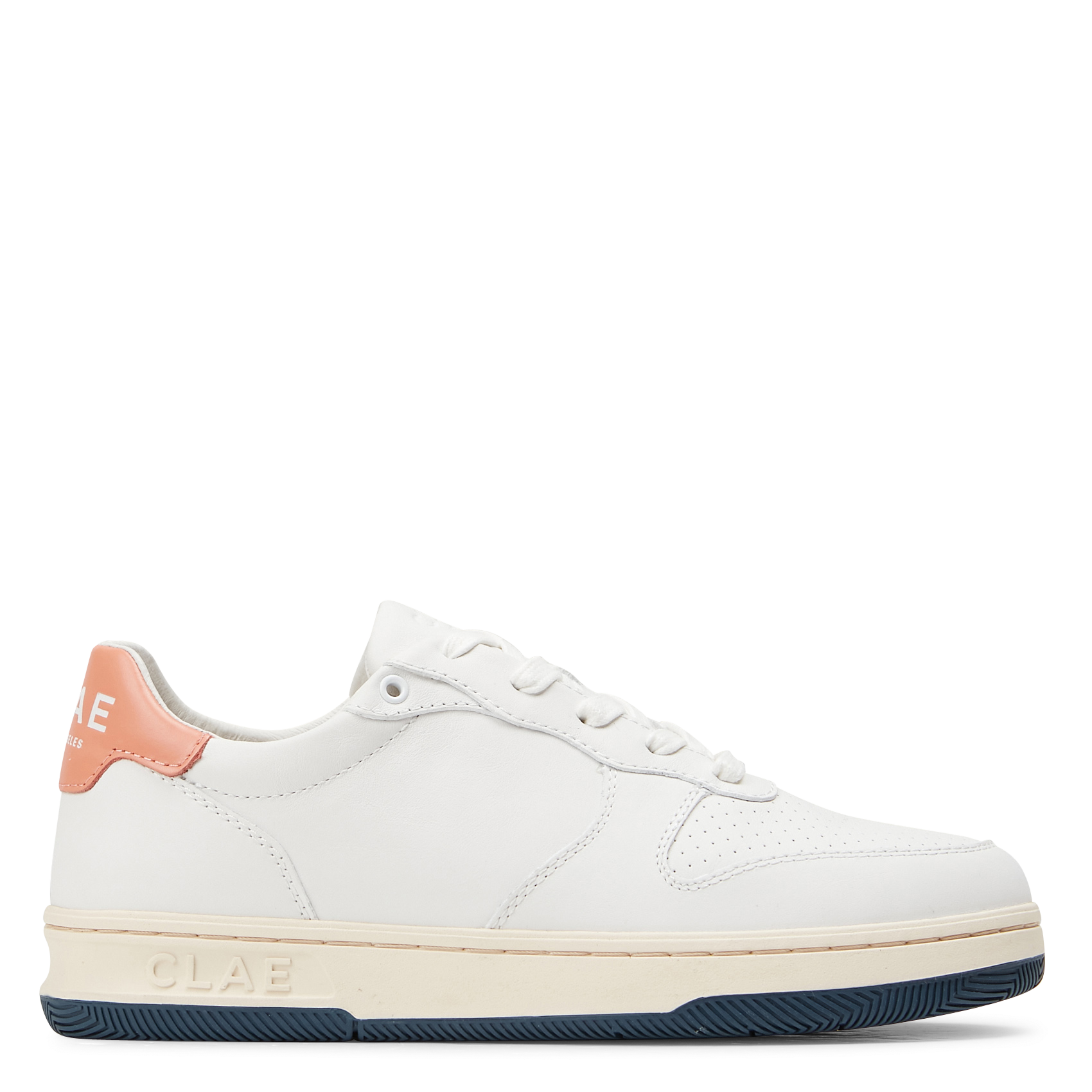 MALONE - Baskets basses en cuir| Blanc