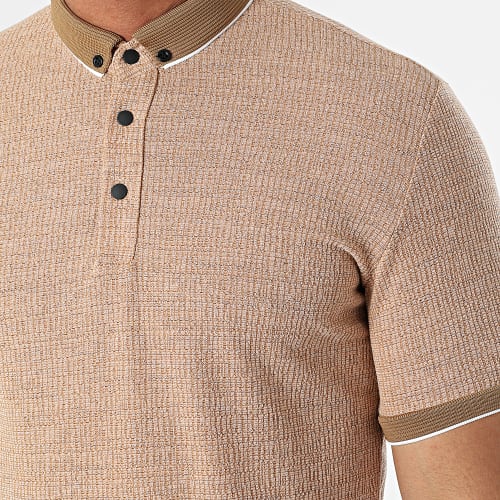 Polo A Manches Courtes 1246 Camel