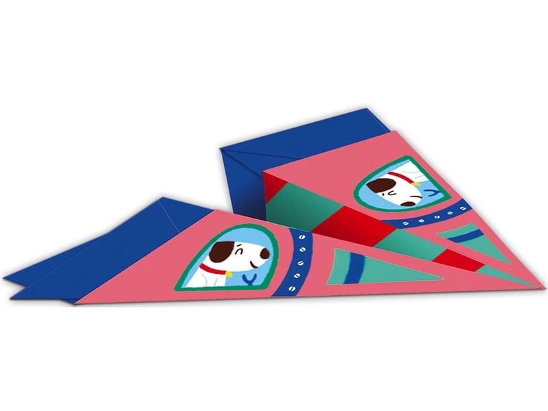 Janod Bastelset Papierflieger Kreativ-Set
