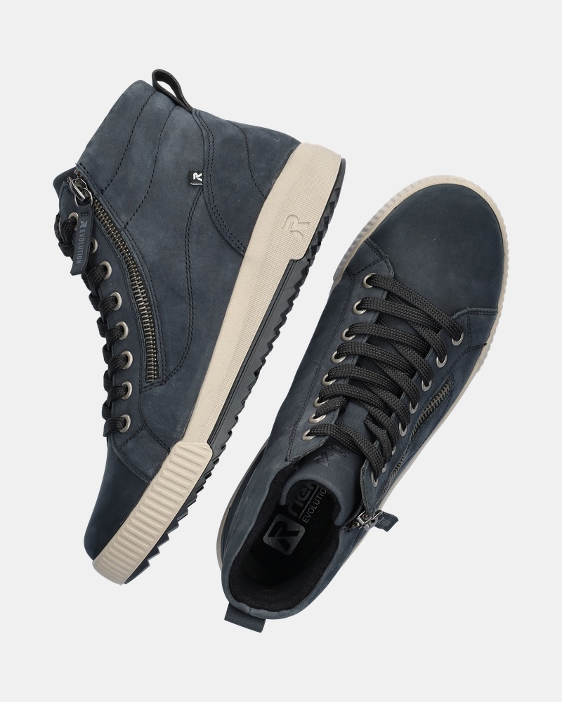 Rieker Veterboots  - blauw