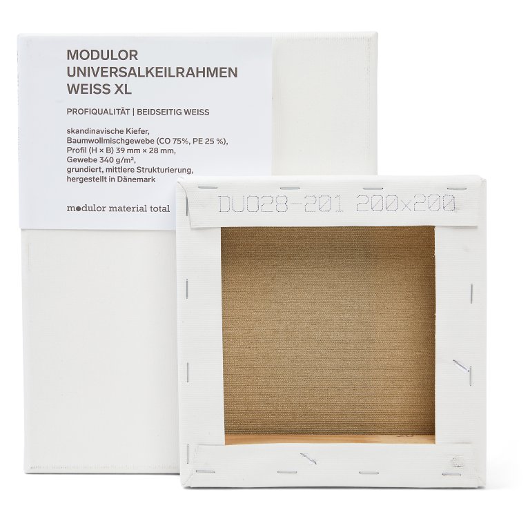 Modulor XL Universalkeilrahmen Profiqualität, weiß