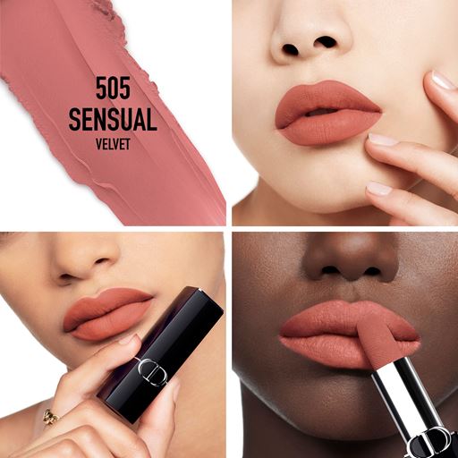 Dior Rouge Dior New Velvet Lipstick, 505 Sensual
