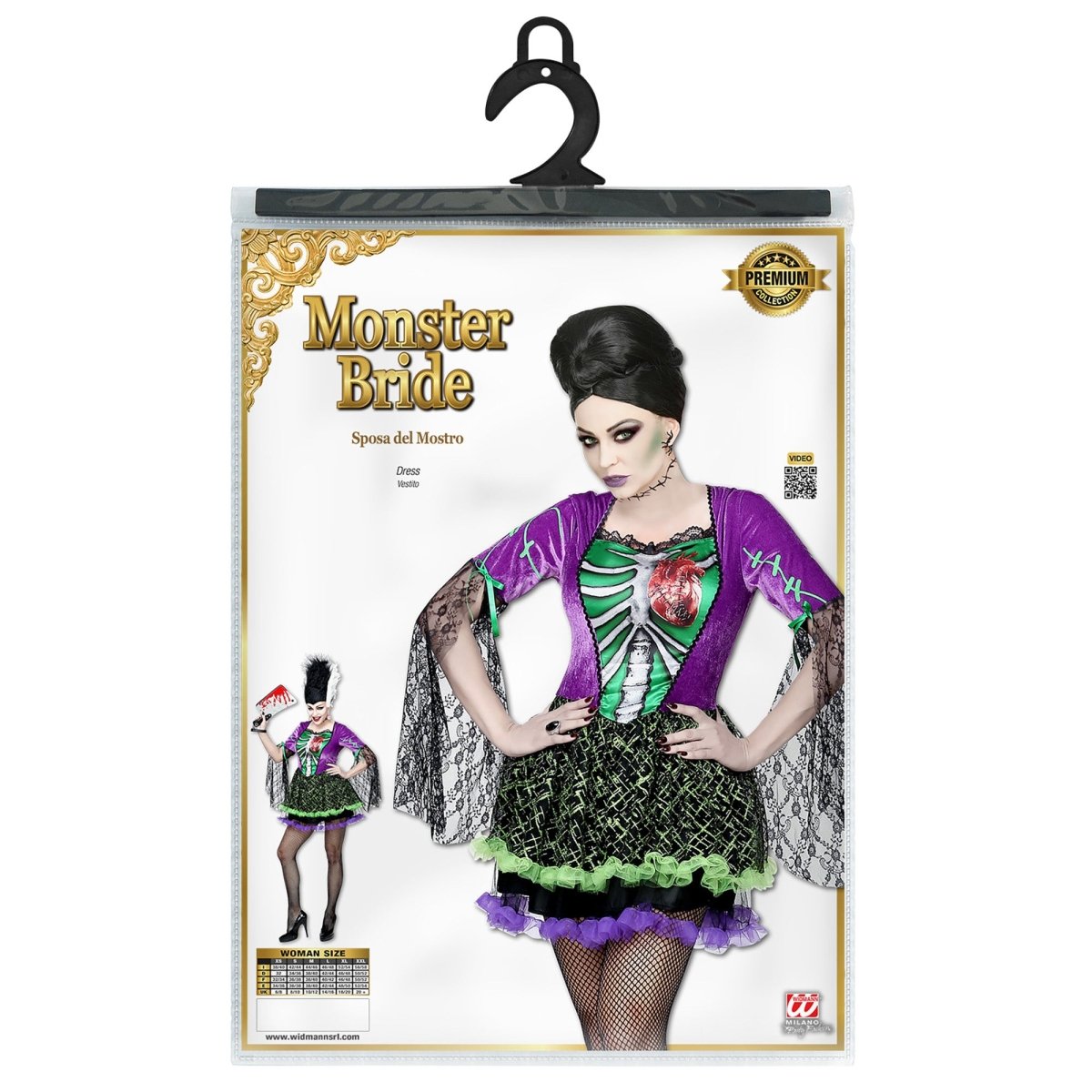 Halloween Jurk Dames Monster Bruid