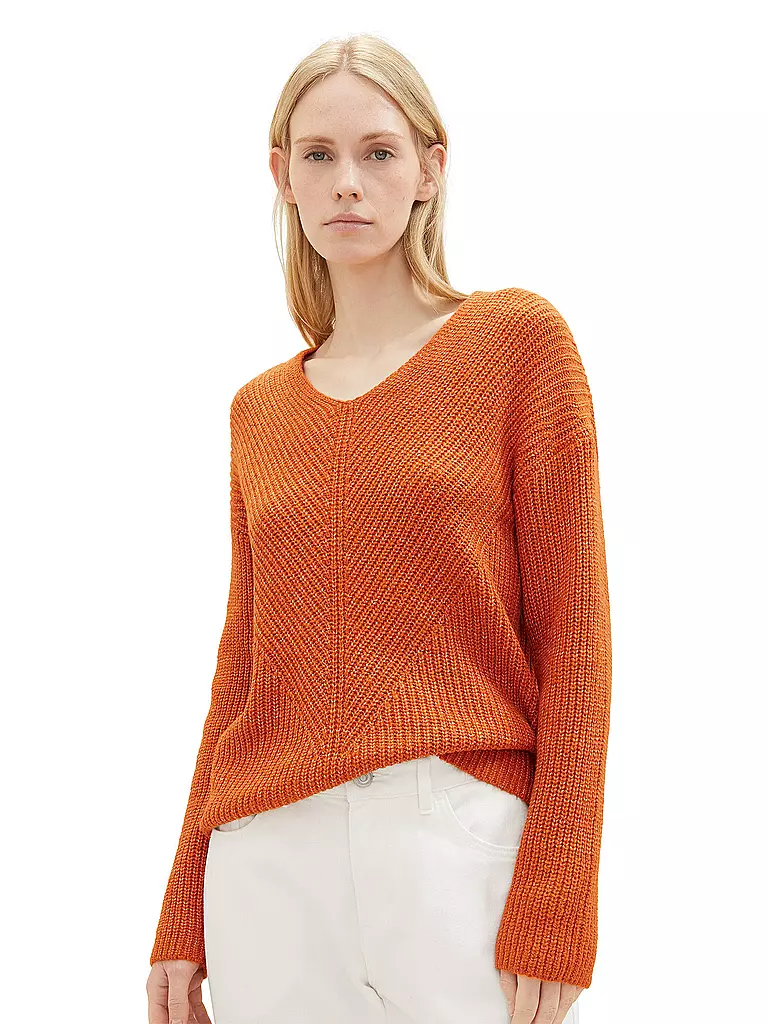 TOM TAILOR Pullover  orange