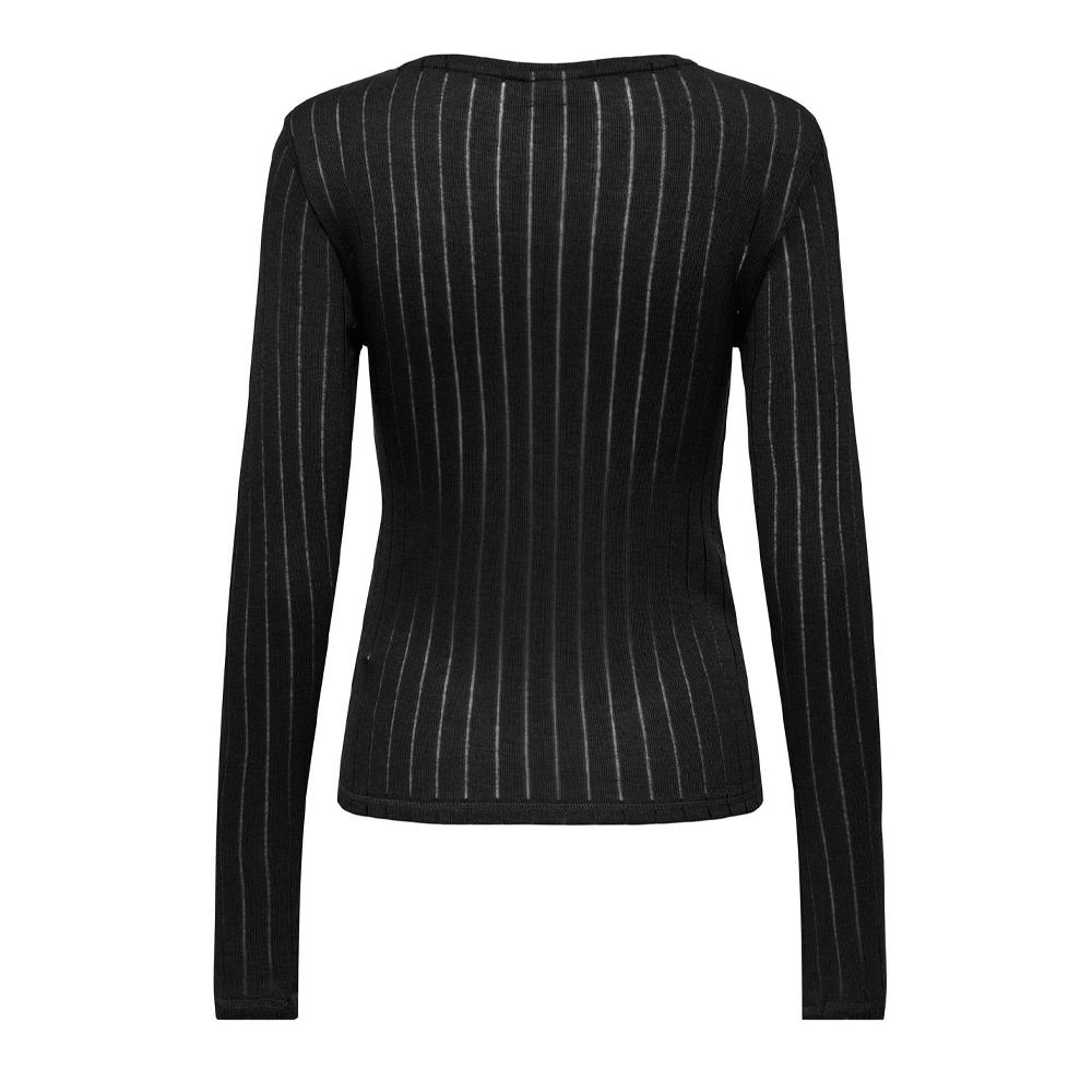 JDY T-Shirt Manches Longues Noires Femme JDY Cordelia