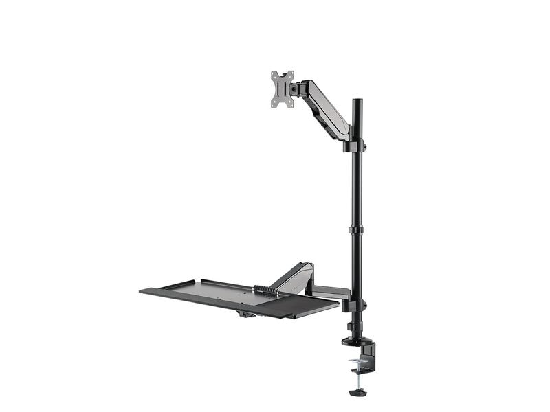 NEOMOUNTS Monitor-Standfuss DS90-325BL1 Schwarz Höhenverstellbarer Tischarbeitsplatz für 1732