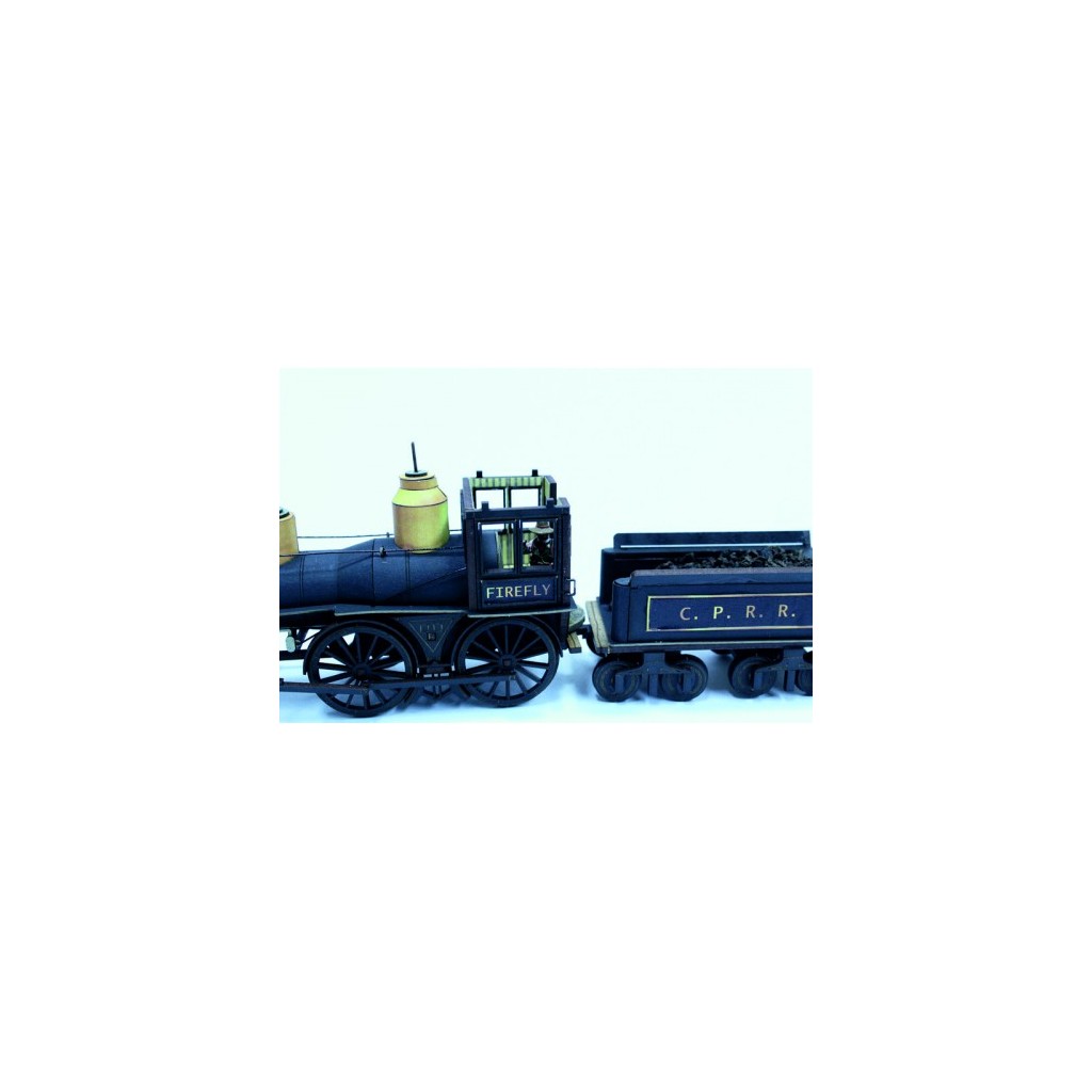 19th C. American Steam Locomotive (Black)