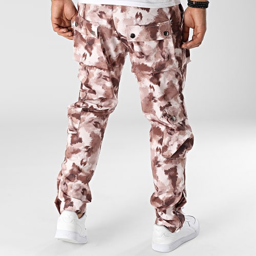Pantalon Cargo LL724 Marron Beige
