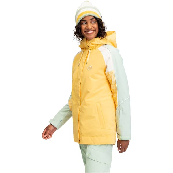 Veste de ski ROXY HIGHRIDGE HOODIE SNJT SUNSET GOLD