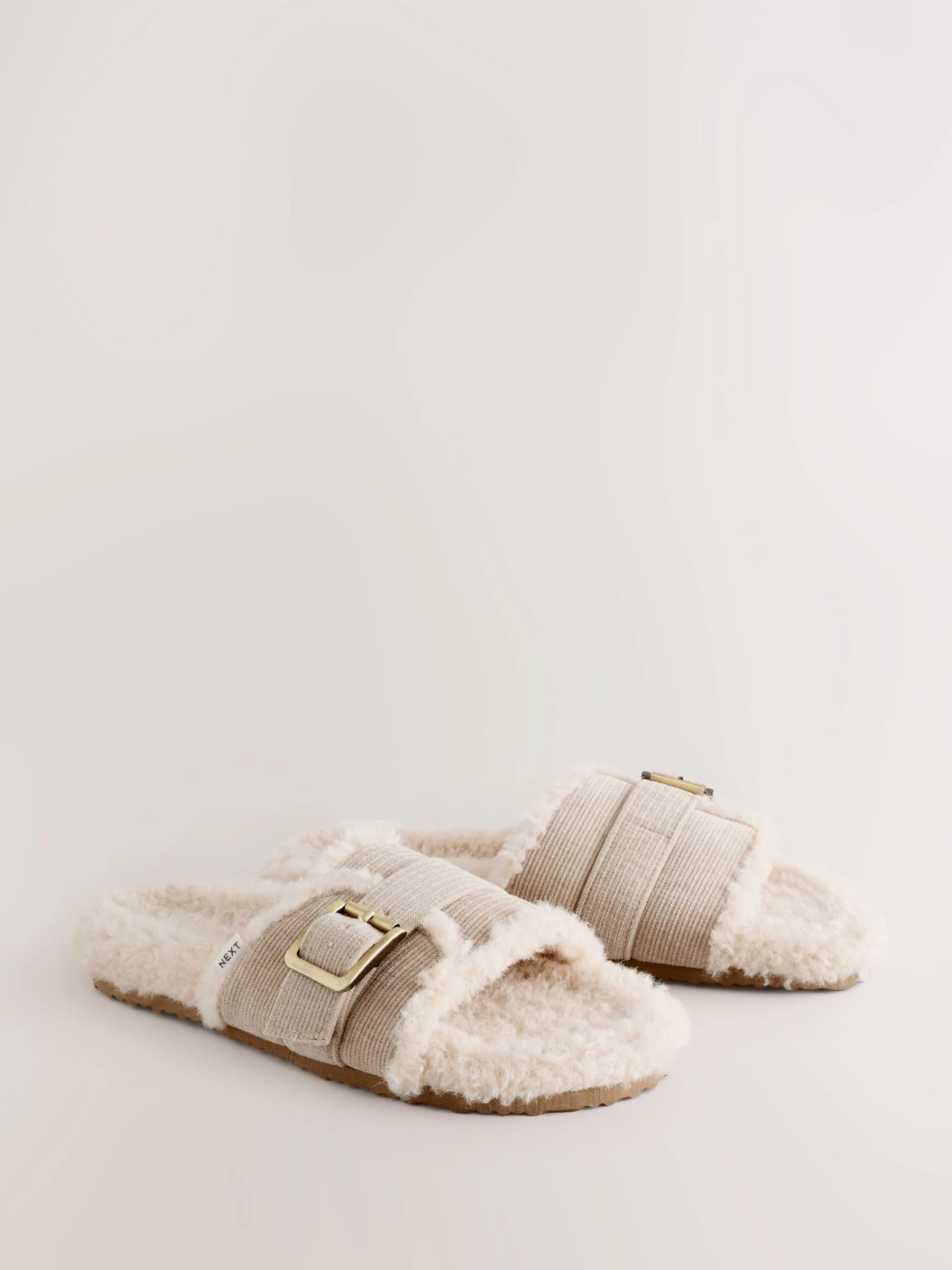 Neutraal - Borg Slipper Pantoffels