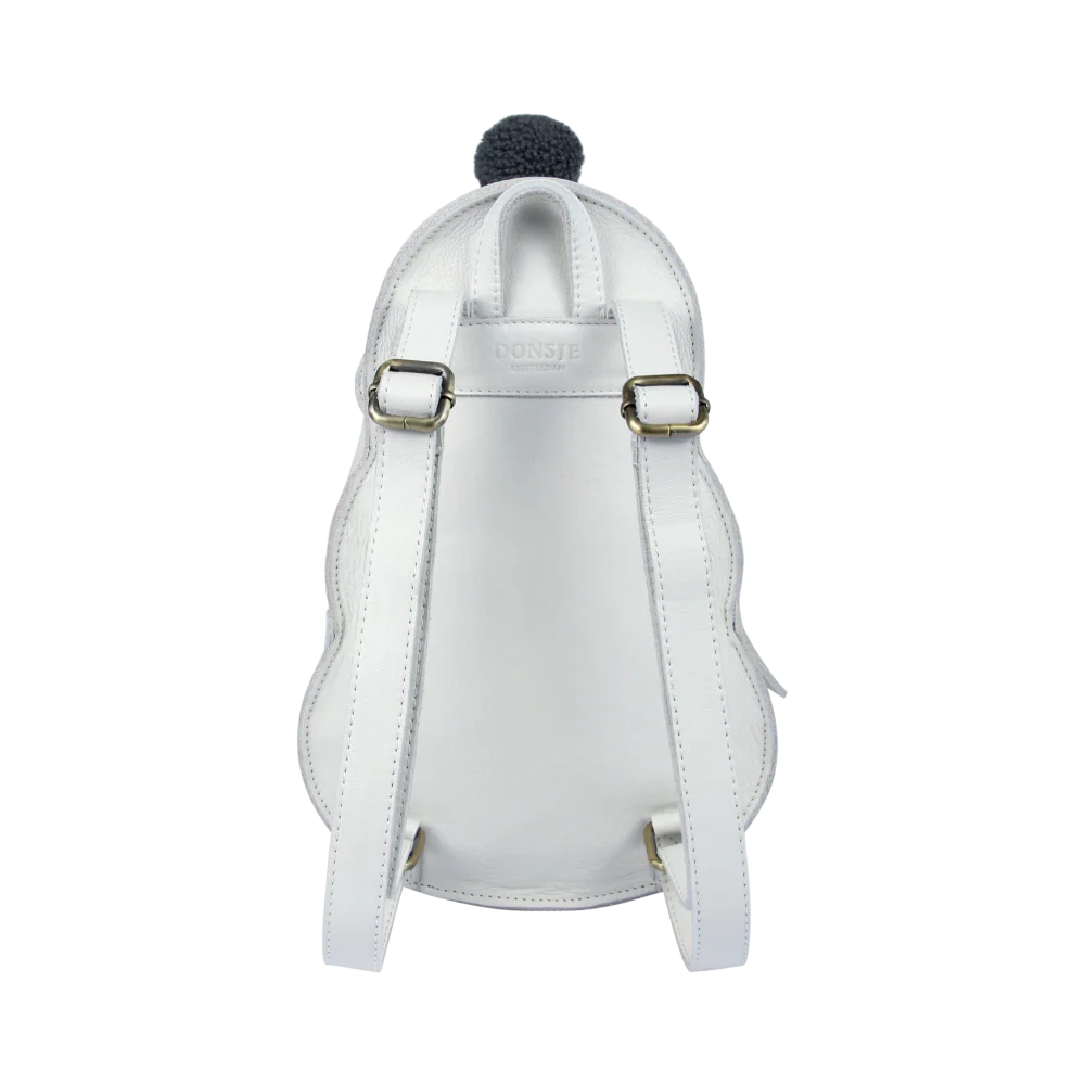 Snoo Schoolbag | Snowman | Off White Leather