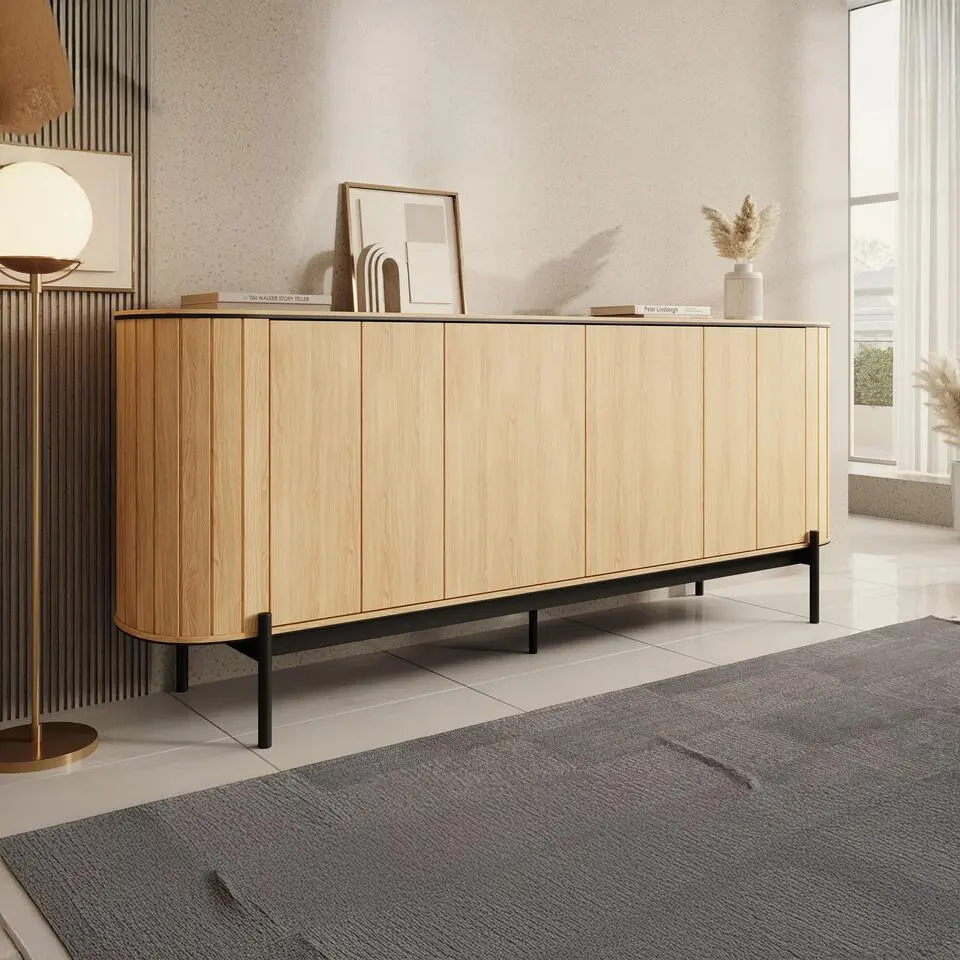 Meubella - Dressoir Royale - Eiken - 200 cm