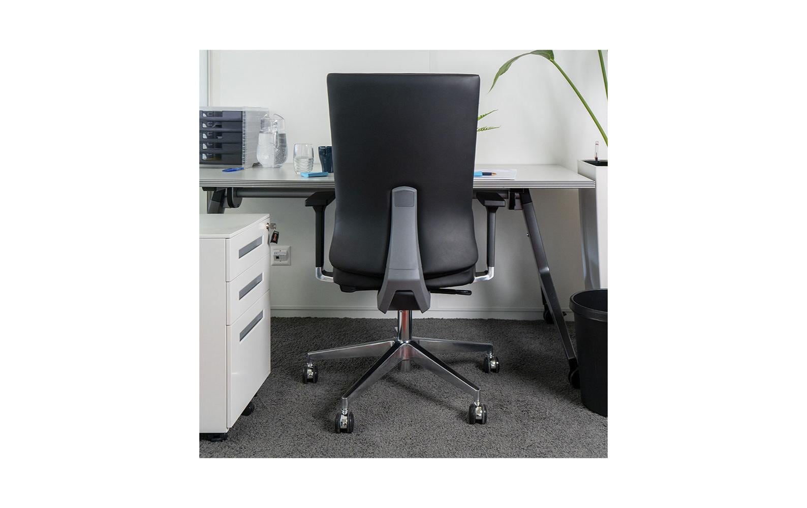 Bürostuhl ProRest Schwarz<br>Drehbarer Stuhl mit Armlehnen