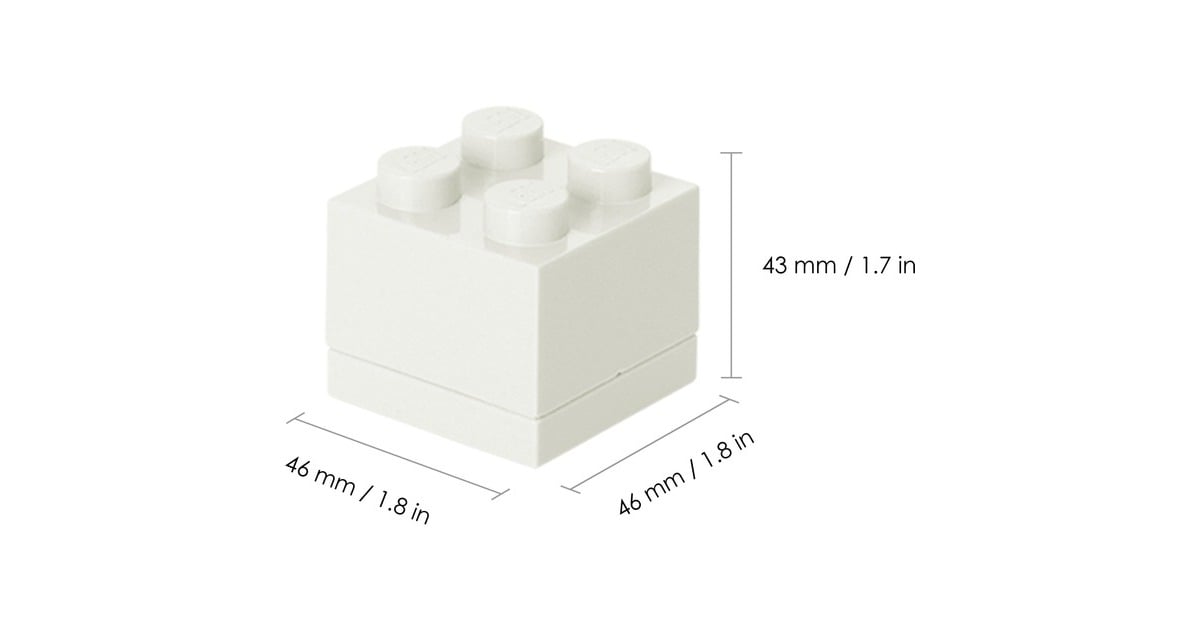 Room CopenhagenLEGO Mini Box 4 lunchbox  (Wit)