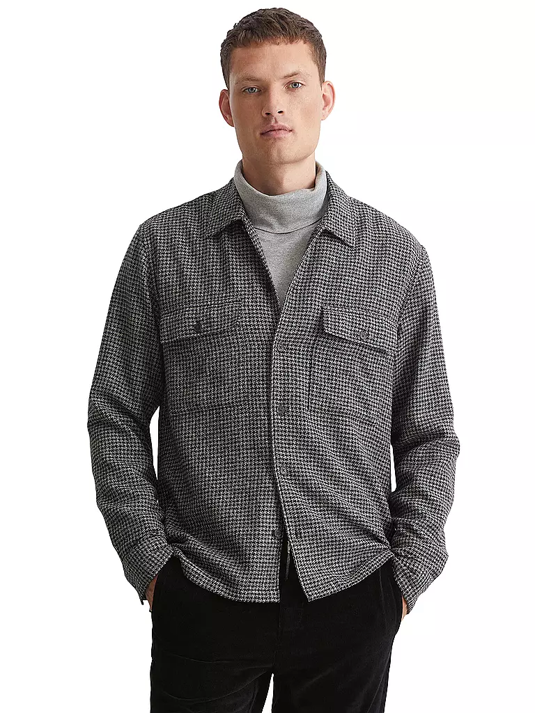 MARC O'POLO Hemd Regular Fit  grau