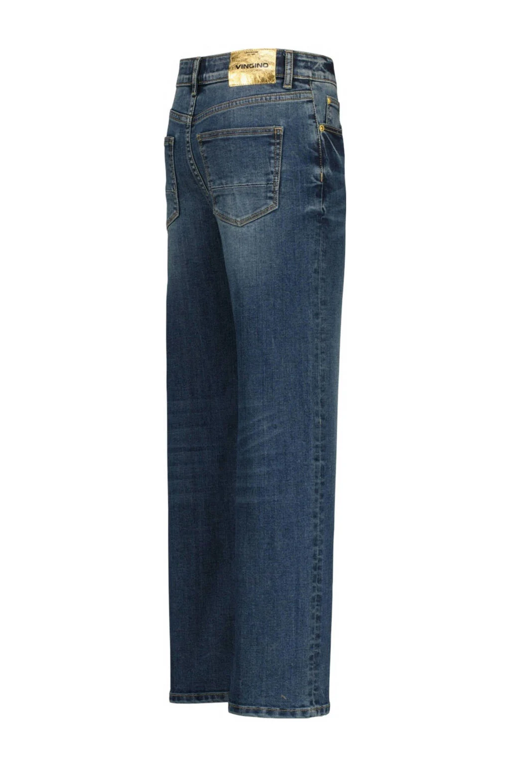 Vingino wide leg jeans dark blue denim
