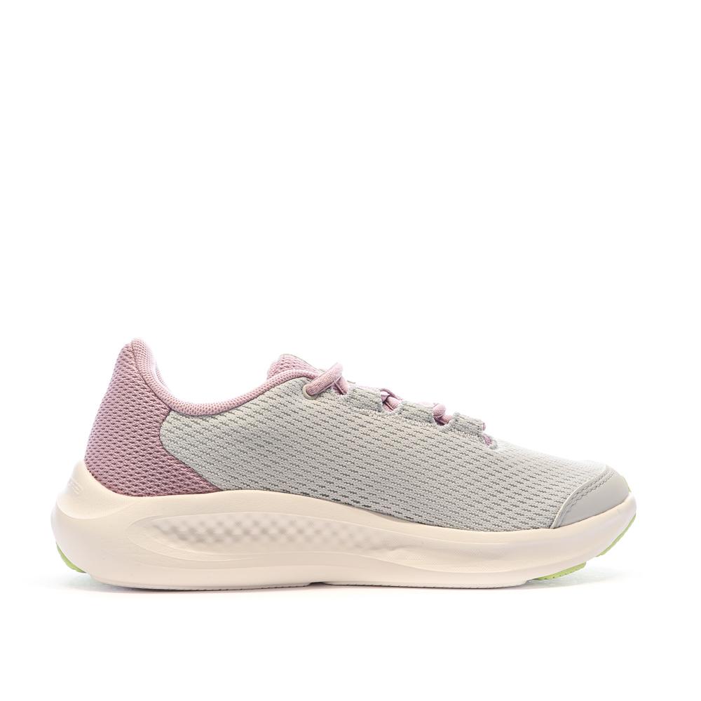 Under Armour Chaussures de Running Gris/Rose Femme Under Armour Charged Pursuit 3
