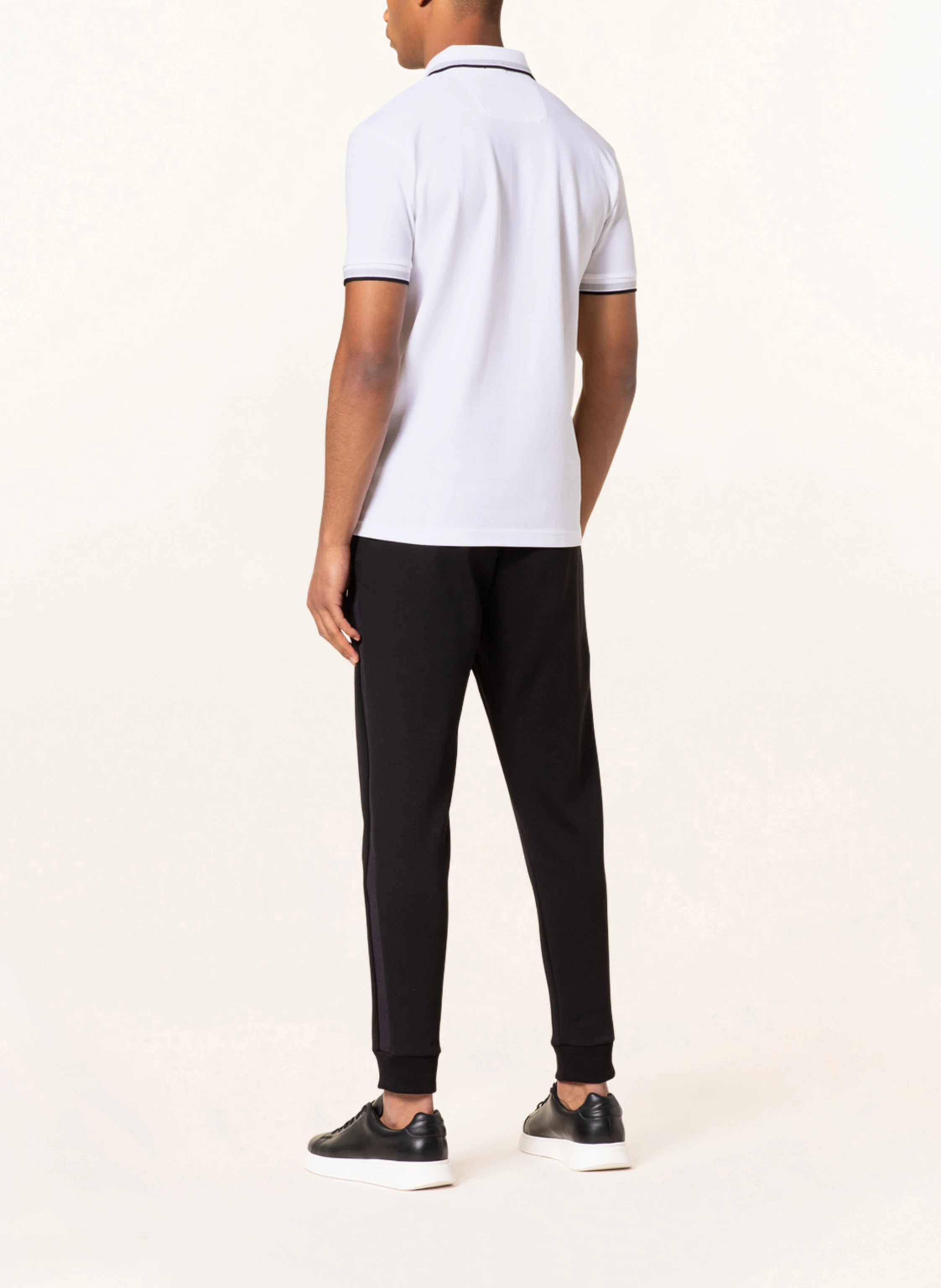 BOSS Piqué-Poloshirt PADDY CURVED Regular Fit