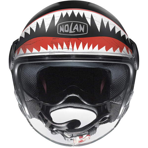 Nolan - Casque N21 Visor Skydweller Noir Mat / Gris / Blanc / Rouge