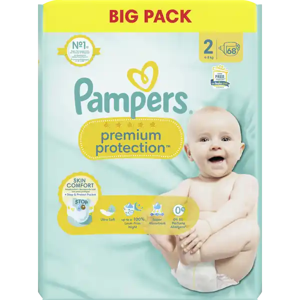 premium protection Windeln Gr.2 (4-8kg) Big Pack