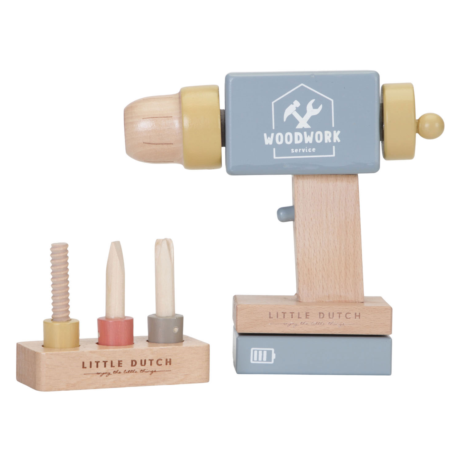Little Dutch Houten Boormachine