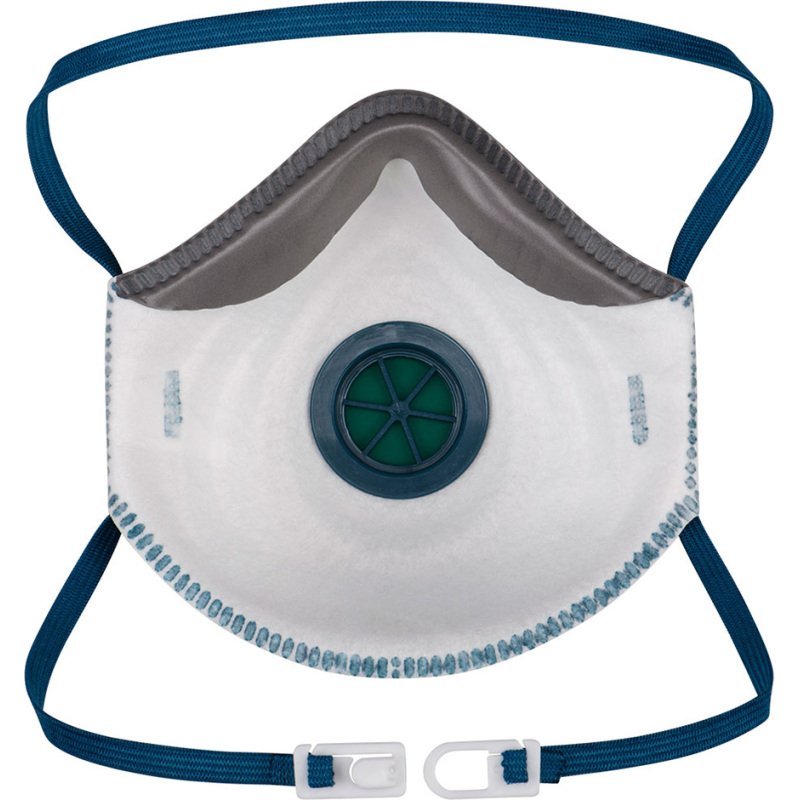 Portwest P271 ERGONET FFP2 masque respiratoire à valve, blanc - Lot de 10