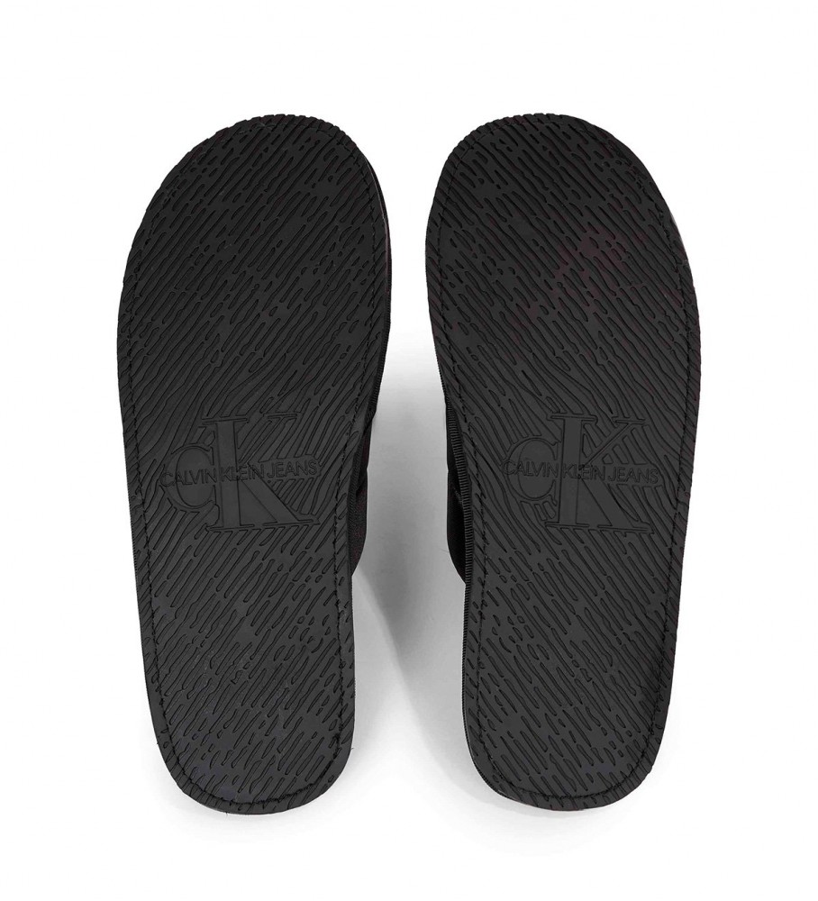 Pantufas Calvin Klein Jeans para Hotel, Superfícies pretas