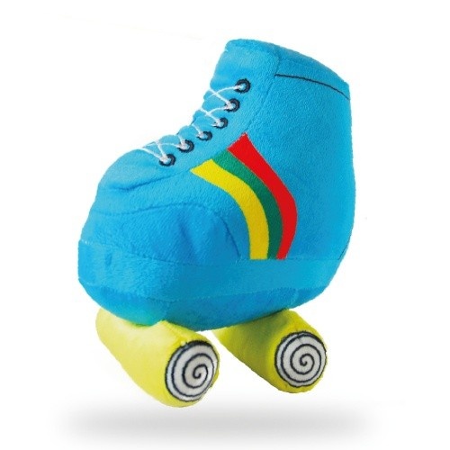Bota de patinação Patasbox de pelúcia multicolorida para cães