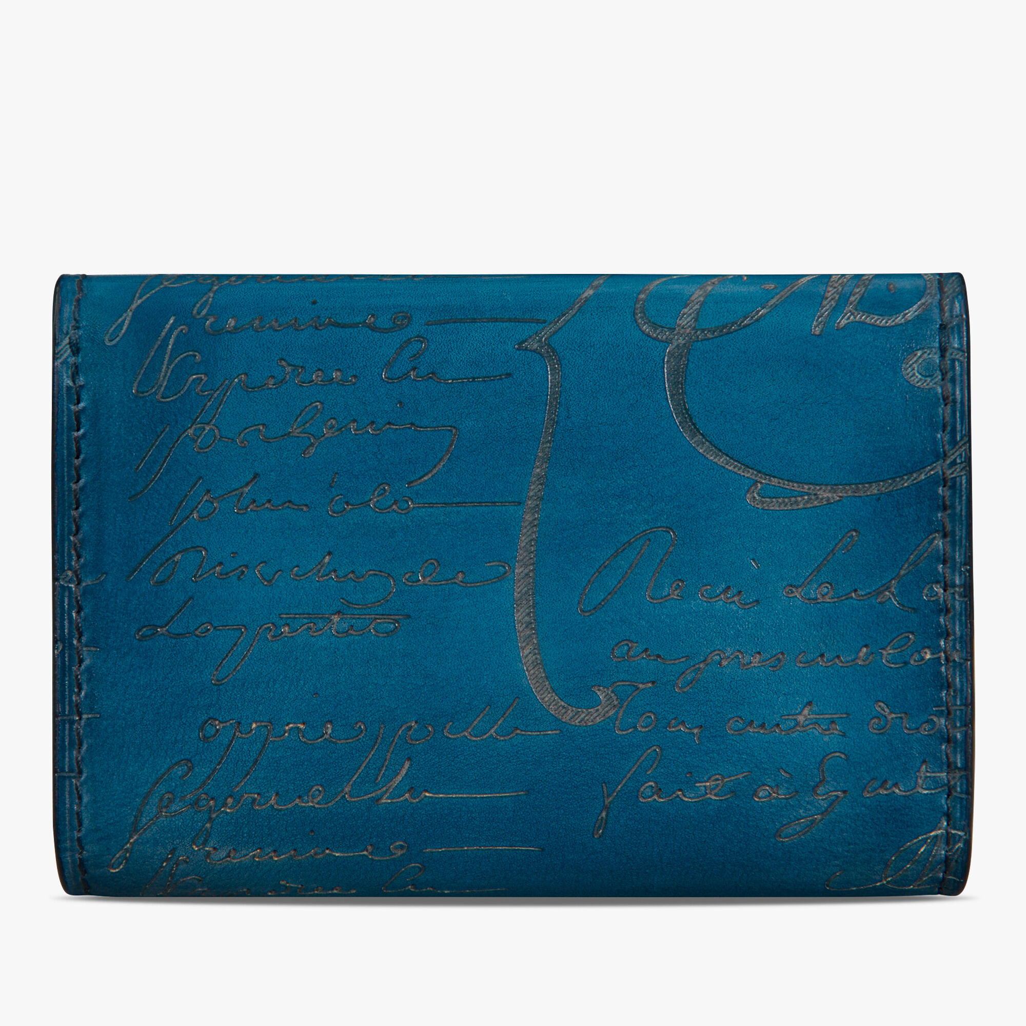 Porte-Cartes Imbuia En Cuir Scritto
