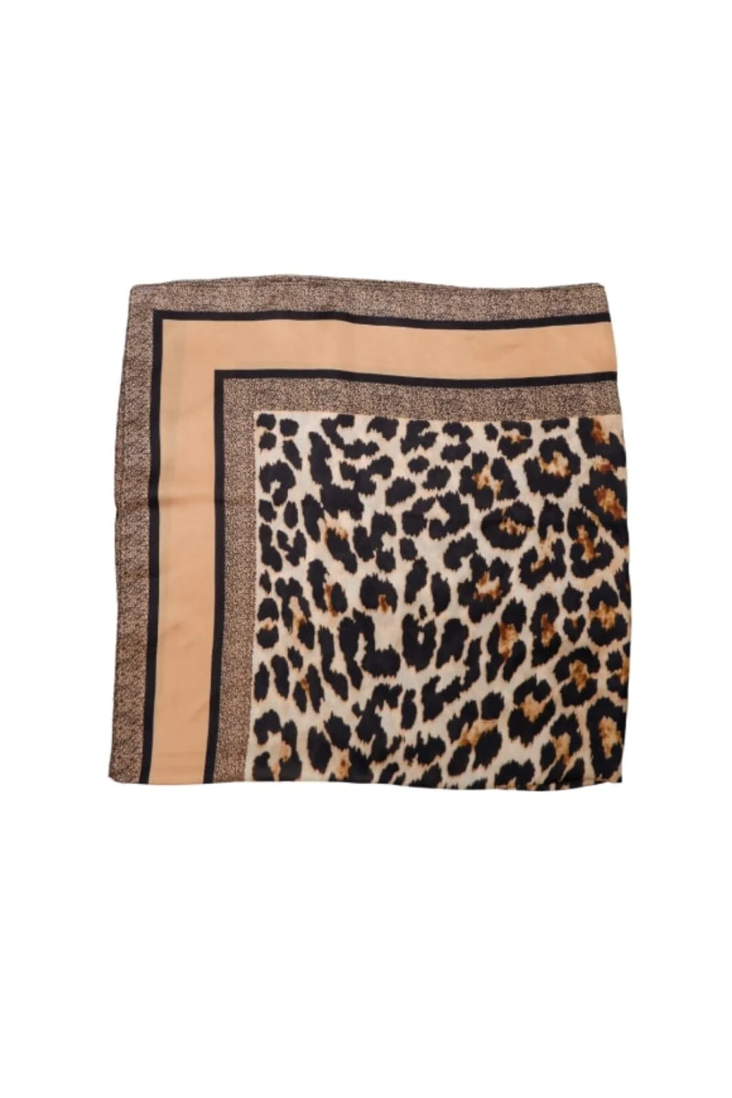 Black Colour Bcleo Mini Scarf golden leo