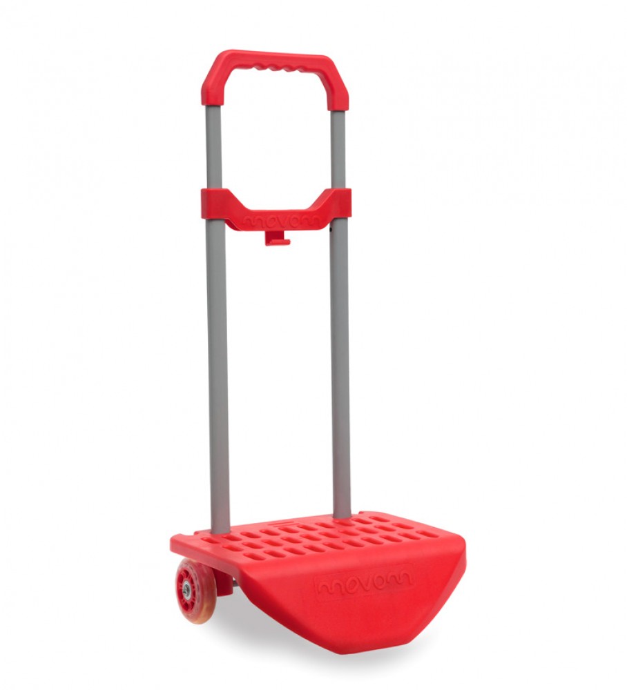 Carrinho escolar Movom vermelho - 56x29x23 cm
