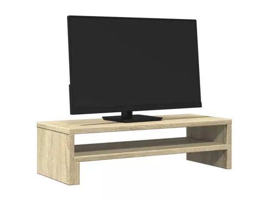 Support de moniteur chêne sonoma 54x22x15 cm bois d'ingénierie