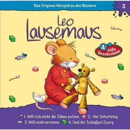 Kiddinx Hörspiel CD Leo Lausemaus 3