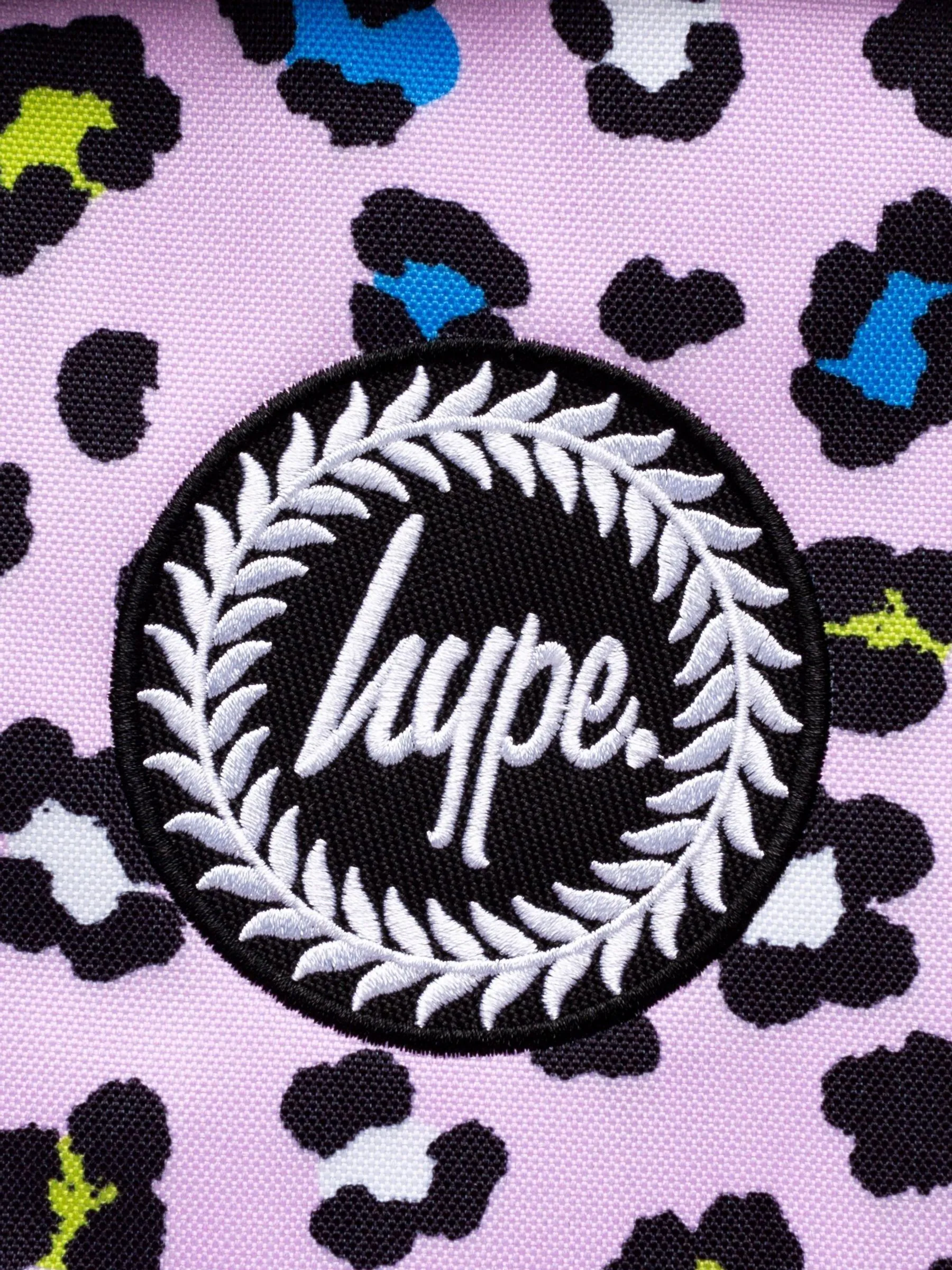 Hype. Paarse luipaardprint Rugzak voor kinderen