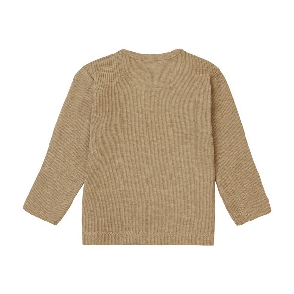 Noppies Rib Natal T-shirt Lange Mouwen Oatmeal Mt. 44
