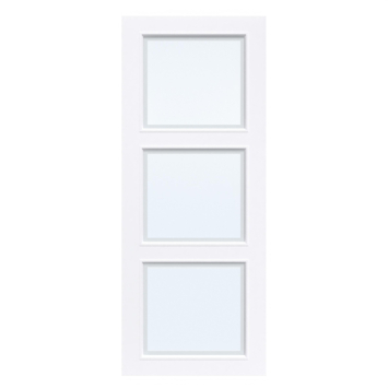 Arne & Bodil binnendeur ABD26 blank glas met matte rand - extra wit afgelakt