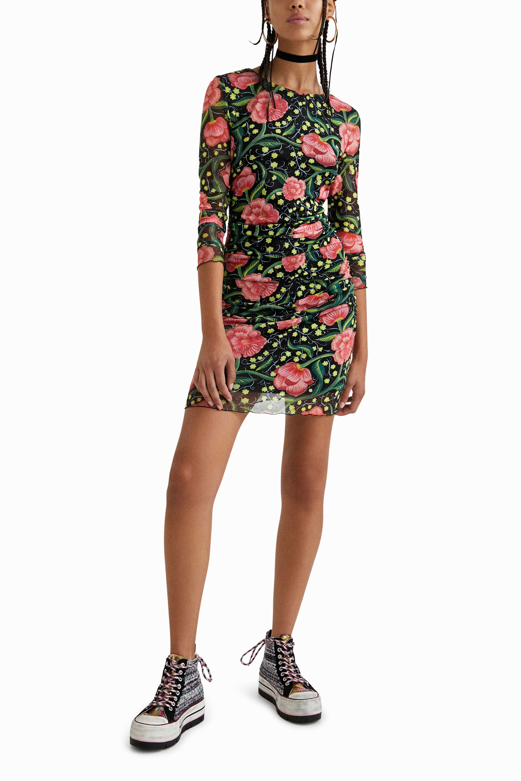 Robe slim doublure interne