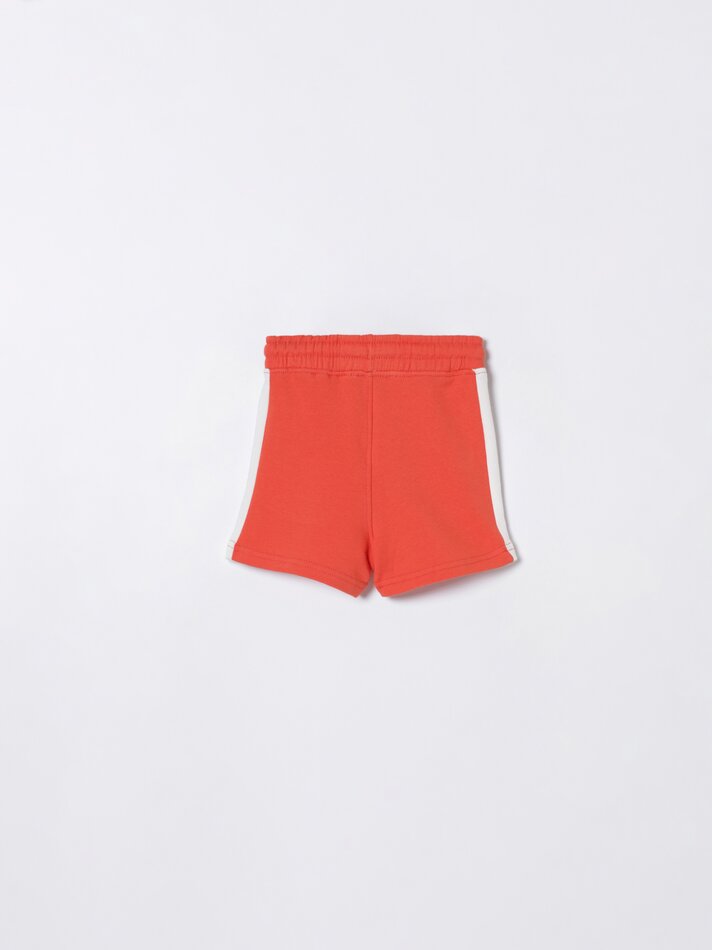 Conjunto de 2 bermudas lisas com listra lateral - Vigoré Sand