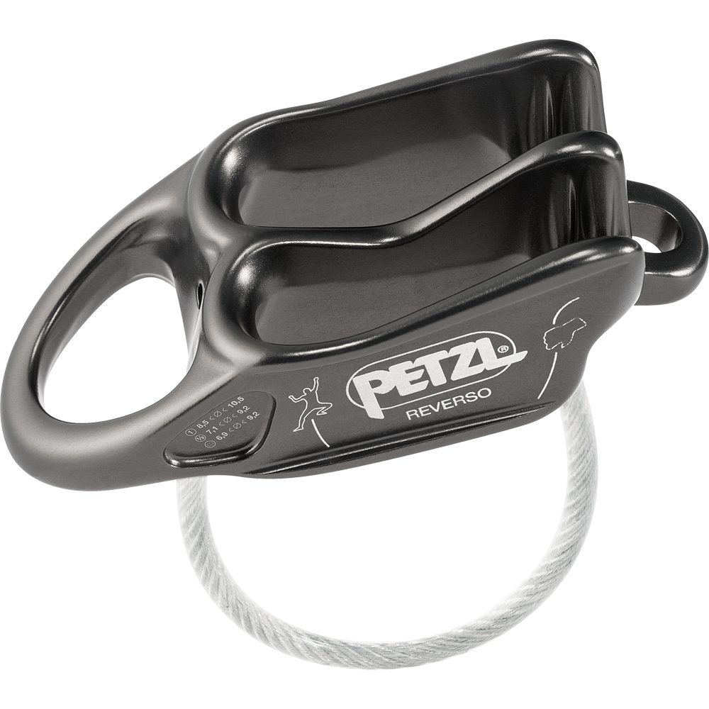 Petzl Reverso® Sicherungsgerät grau