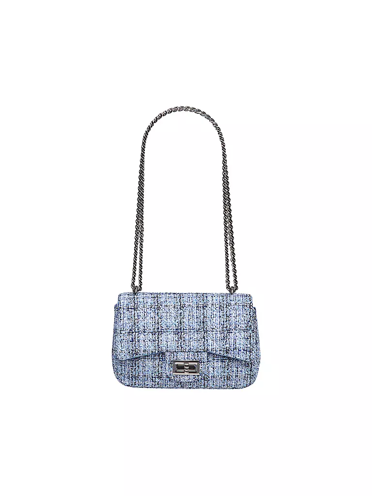 RICH & ROYAL Tasche - Umhängetasche MINI TWEED blau