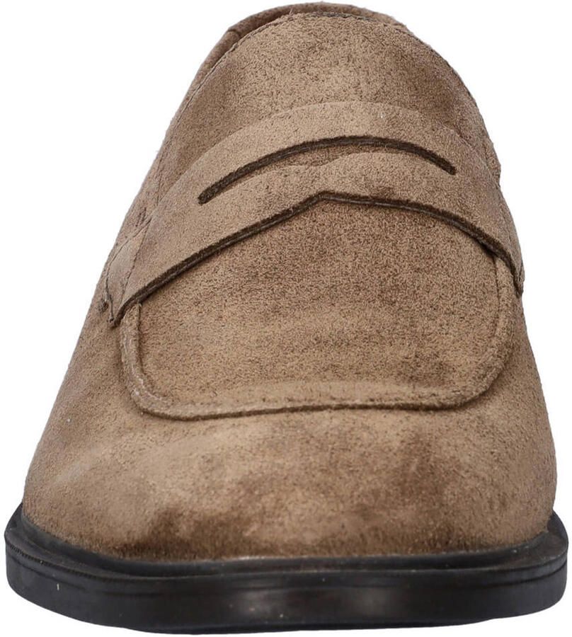 Nelson suède loafers taupe