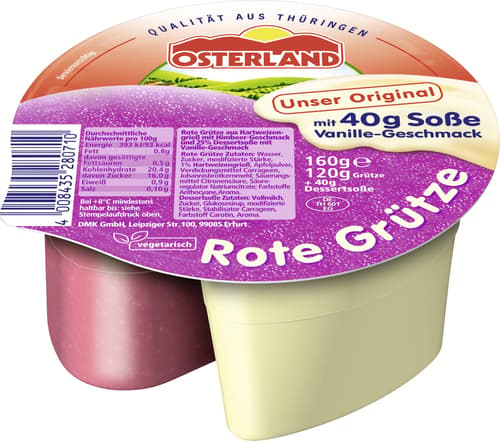 Osterland Rote Grütze + Soße