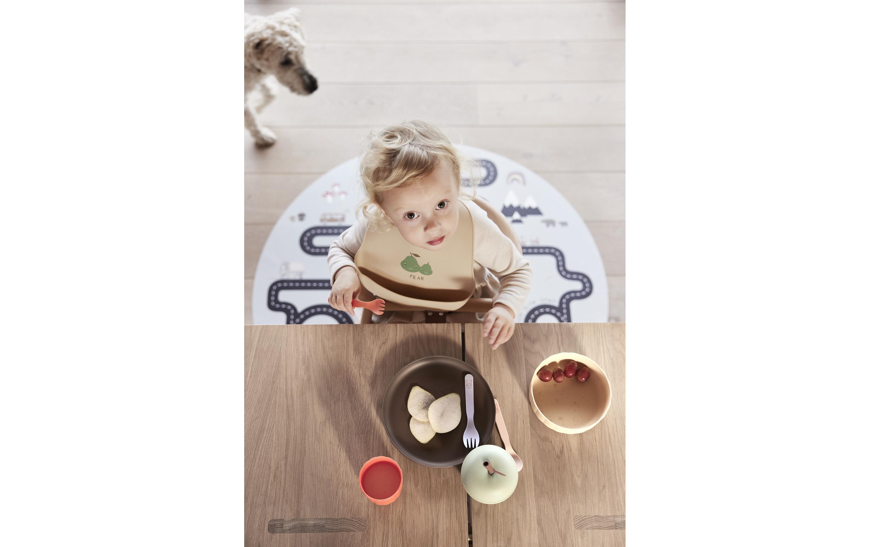 Kindertrinkbecher Apple Cup BlauSilikonbecher