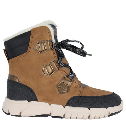 Geox VinterStøvler - Tex - Flexyper - Whisky/Sort