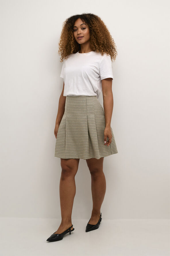 Culture CUastra Skirt Botanical garden/dune check