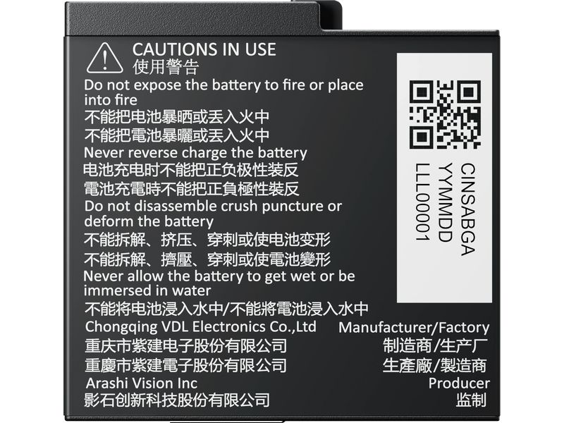 Insta360 Ace Pro 2/Ace Pro/Ace Akku 1800 mAh Akku für Ace Pro 2/Ace Pro/Ace